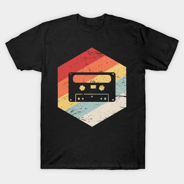 Retro Vintage Cassette Icon T-Shirt by MeatMan